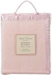 Sweet Dreams Bassinet Cotton Fleece Blanket, Pink, (BASSFLEECE)