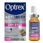 Optrex Actimist Double Action, Dry Eye Spray, 10ml, Dry Eyes Treatment, Eye Spray For Tired and Dry Eyes, Tired Eyes, Long-Lasting Relief, Double Action Relief, Medication, Eyes