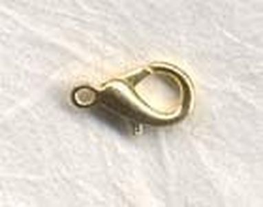 Gold Plated Medium Oval Lobster Clasp