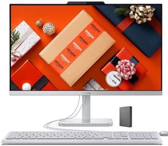 Lenovo IdeaCentre 24" FHD All-in-One Desktop Computer with Lifetime Office 365 for The Web • 16GB RAM • 512GB SSD • Intel Core • Wired Keyboard and Mouse • Windows 11