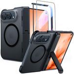 FNTCASE for iPhone Duo Case: with Kickstand Hinge Protection Shockproof