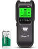 Stud Finder Wall Scanner, 5 in 1 Multifunction Stud Locator with Upgraded Smart Sensor, HD LCD Display and Audio Alarm for The Center & Edge of Metal, Studs, AC Wire, and Pipe Detection (Dull Black)
