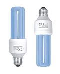 Pack of 2 Premium Branded 20 watt Lamps UVA 368BL ES-E27 Screw Cap. Replacement Bulbs for Flying Insect Attraction Devices, Electric Fly Killers Fly Traps Bug Zappers for Insect and Pest Control