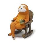 HYFAN Sloth Statue Small Resin Figu