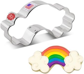 Rainbow Cookie Cutter 4" Made in USA by Ann Clark