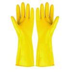 ETSHandPro Thick and Heavy Duty Latex Rubber Long Garden, Chemical Handling, Industrial, Lab, Gloves for Home Garden and Farming Work (22, 1)