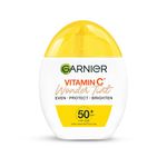 Garnier Vitamin C* Wonder Tint SPF50+, Light Shade, All-In-1 Tinted Fluid, Even, Protect and Brighten Skin, 5% Vitamin C*, Niacinamide, Glycerin - 40ml