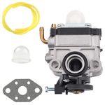 Kuupo 753-06220 Carburetor Kit for Troy Bilt TB575EC TB525EC TB590EC TB146EC TB539EC Curve Shaft Gas String Trimmer MTD 753-06220A Carb