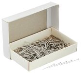 Amazon Basics All Purpose Pins | Steel | Perfect Solid Round Head | Needle Points Pins | Pack of 4 (80 gms)