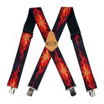 2inch Men's Suspenders w/Clip, Heavy Duty suspenders for men, Work suspenders, Work suspenders for men, Suspenders for men heavy duty, Suspenders for men, Mens suspenders, Mens suspenders for jeans