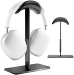 Headphone Stand, AirPods Max Stand with Sleep Mode, Headset Stand,Airpod Max Accessories,Aluminum Headphone Stand,Gaming Headphone Stand for Desk (Black)