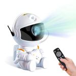 Trendylis Astronaut Galaxy Night Light Projector(2nd Generation Model) Star Nebula Ceiling LED Lamp with Timer and Remote, Gift for Kids, Adults for Bedroom, Christmas, Birthdays and Valentine's Day.