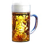 AIOS Schorm Oktoberfest 2 Pint Beer Stein. Made from Virtually Unbreakable SAN so Much Safer Than Glass.