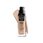 NYX Professional Makeup Can't Stop Won't Stop Foundation, 24h Full Coverage Matte Finish - Light, 30 mL