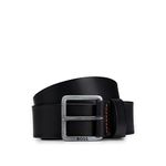 BOSS Men's Jeeko Italian Leather Belt, Black, US 36