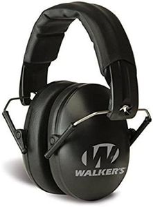 Walkers Game Ear Low Profile Folding Muff, Black, GWP-FPM1