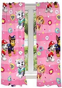 Franco Kids Room Window Curtains Drapes Set, 82 in x 63 in, Paw Patrol Girls