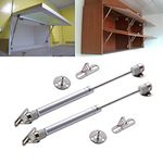 [2 Pack] Lift Support,Gas Strut,Soft Close Hinges,120N/26lb/12KGGas Spring, Lid Support, Kitchen Cabinet Hinges, Toy Box Hinges, Gas Shocks..