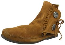 Minnetonka Men's Two Button Boot Moccasin, 10 UK