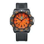 Luminox - G Collection Sea Lion X2.2059.1 - Mens Watch 44mm - Military Watch with Black Case/Band/Dial Orange Numbers Date Function - 100m Water Resistant - Mens Watches - Swiss Made