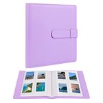 256 Pockets Photo Album for Fujifilm Instax Mini Camera, Fits Polaroid Snap, Z2300,PIC-300,SocialMatic Instant Cameras & Zip Instant Printer (Purple)