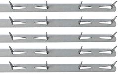 House2Home 30" Upholstery Metal Tack Strips, Fabric Reupholstery Supplies for Furniture, Couch, Chair, and Sofa, Includes Instructions, 5-Pack