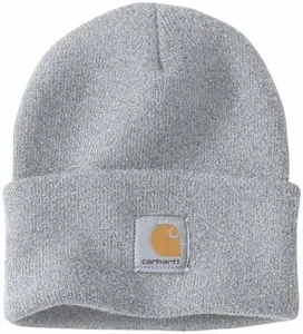 Carhartt Men's Knit Cuffed Beanie, Heather Grey, One Size