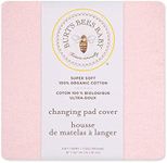 Burt's Bees Baby Unisex Baby Gift Set - Crib Sheet, Changing Pad Cover & Burp Cloths, 100% Organic Cotton Essentials Bundle