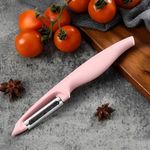 Top Chef Good Grip Kitchen Peeler for Vegetables and Fruits, Pink