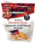 Walkers Premium Shortbread Rounds - Homebake Recipe - Pure Butter - 24 Snack Packs of 2 Cookies - 600 Grams