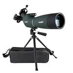 Svbony SV28 Spotting Scope with Tripod Phone Adapter 25-75X70, HD Zoom BAK4 Prism FMC Optics Lens Angled Spotting Scopes for Target Shooting, Bird Watching, Wildlife