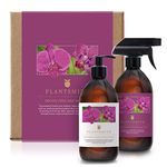 Plantsmith Orchid Feed & Mist Care Gift Set for Indoor Potted Orchid Plants & Flowers, Premium Luxury Collection in Gift Box