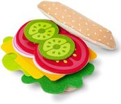 Melissa & Doug Felt Food Sandwich Play Food Set (33 pcs)