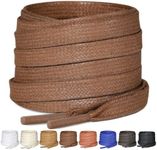 Puzeam 2 Pairs Flat Waxed Cotton Sh