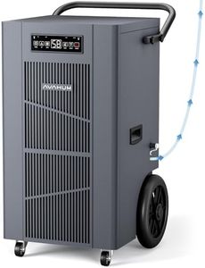 320 Pint Commercial Dehumidifier with Pump,Commercial Grade Dehumidifier for Basement,24H Timer,9000 sqft Large Spaces for Industrial,40Gallon/Day,Continuous Dehumidification,Auto Defrost 20A Socket