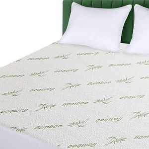 Sasttie Queen Mattress Protector, Waterproof Mattress Protector Queen, Queen Size Mattress Protector with Viscose for Bamboo, Noiseless Mattress Cover with 8"-21" Deep Pocket (60 x 80 inches)