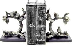 Bellaa 23446 Birds Bookends Vintage Style Book Ends Library 6inch