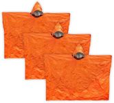 S.O.L. Survive Outdoors Longer S.O.L. Heat Reflective Waterproof Poncho (3 Pack)