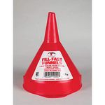 Little Giant Fill-Fast Funnel with Screen Junior Mesh Screened Red Funnel (1 Pint) (Item No. 100045)