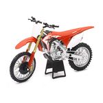 NewRay Orange Cycle Parts Die-Cast 1:12 Scale Model Honda Crf 450R Dirt Bike Toy (Red)