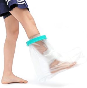 Waterproof Foot Cover for Shower Adult, Cast Covers Protector for Shower Leg, Shower Boots for Foot After Surgery, Shower Boot Cast Cover for Foot (Adult Ankle)