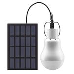 GreeSuit Solar Powered Led Light Bulb - Solar Shed Lights Portable USB Charge Shed Light with Solar Panel for Indoor Outdoor Hiking Camping Tent Fishing Lighting