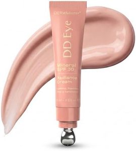 DERMAdoctor DD Eye Dermatologist Formulated Defining Radiance Boosting Caffeine Eye Cream with SPF 30; Eye Cream for Dark Circles, Puffy Eyes Treatment, Brightening and Smoothing - 0.5 oz
