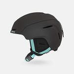 Giro Avera Ski Helmet - Snowboard Helmet for Women & Youth - Metallic Coal/Cool Breeze - M (55.5-59cm)