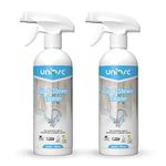 UNIDSC Tap Cleaner & Limescale Remover | Foaming Formula for Easy Cleaning | Non-Toxic | Multi-Purpose Bathroom Cleaner for Taps, Showers, Tiles, Mirrors & more - Pack of 2