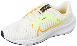 Nike Womens Air Zoom Pegasus 40-White/Multi-Color-Coconut Milk-Volt-Dv3853-101-9Uk Running Shoes