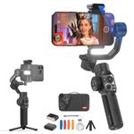 ZHIYUN Smooth-5S AI Pro[Official] AI Smartphone Gimbal, Gimbal Stabilizer 3-Axis, Mobile Phone Gimbal, with Tripod, Mobile Phone Stabilizer, for Vlog, YouTube, TikTok