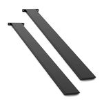 Hardow Steel 2 Pack Black 36 Inch Heavy Duty Granite Countertop Bracket for Island