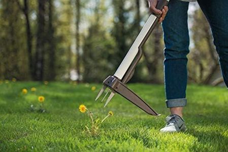 Fiskars Light Weed Puller – 90cm Stainless Steel, Black/White Handle