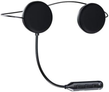 OBEST Auriculares Casco Moto Blutooth 5.3, Kit Manos Libres Inalámbrico, Altavoz de Música, Micrófono para Llamadas de Reducción de Ruido